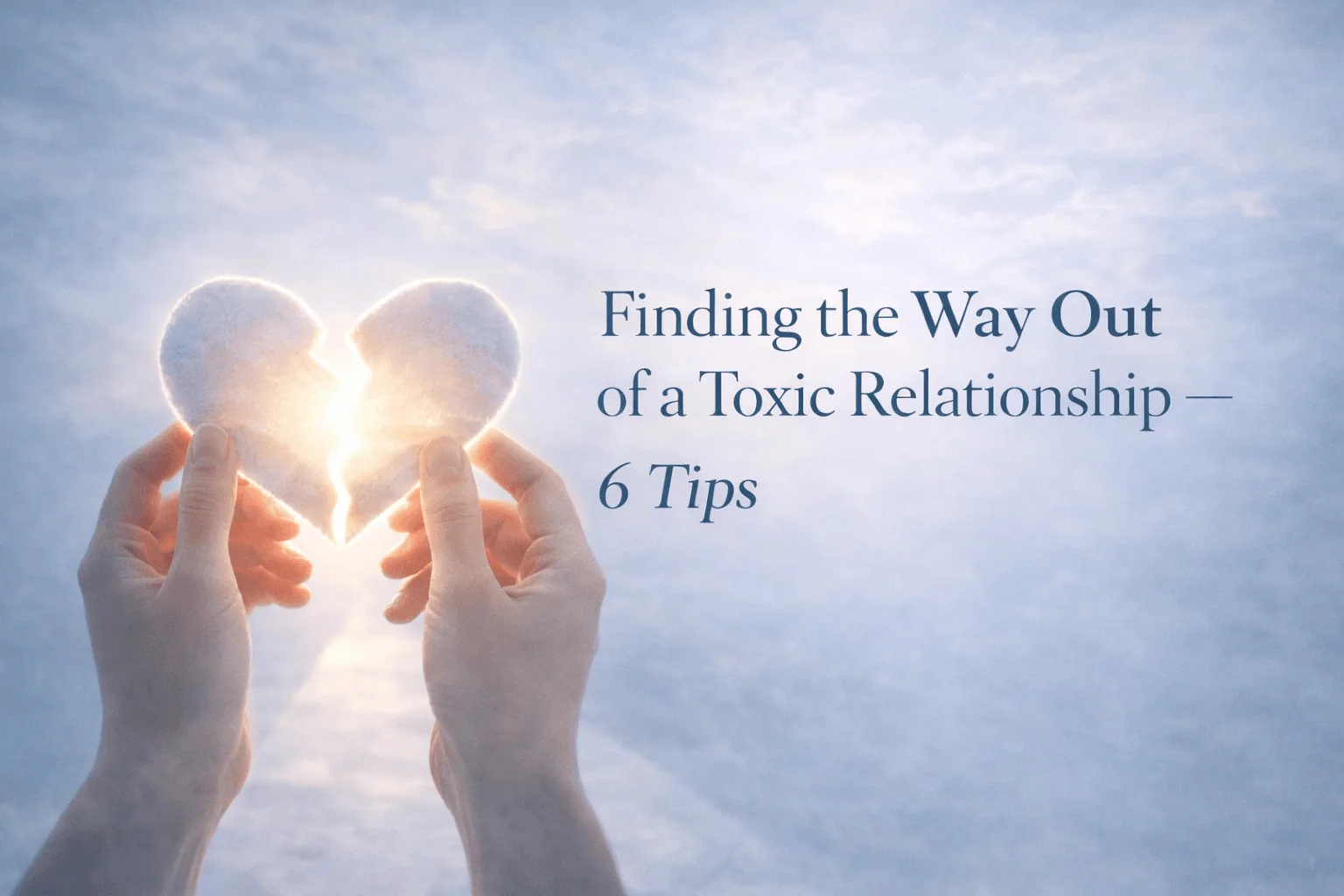 Finding the Way Out of a Toxic Relationship- 6 Tips.